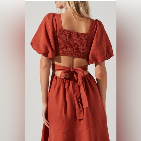 Marsala midi dress - Picture 3 of 3